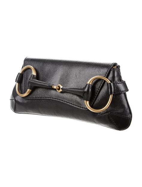 gucci clutch horsebit|Gucci soho clutch.